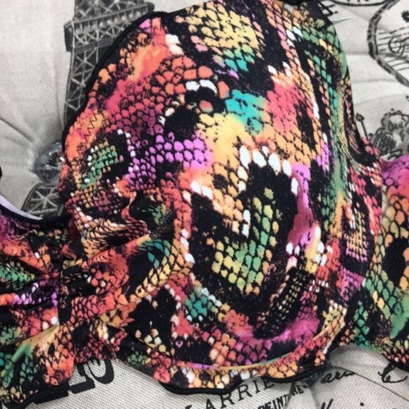 Sundazed PYTHON MULTI Reptilia Print Swim Top - Picture 6 of 8